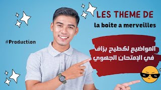 جميع المواضيع لمحتمل تحط ف productionécrite les thèmes de la boîte à merveilles [upl. by Child766]