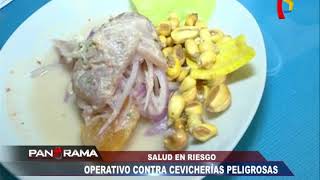 Salud en riesgo operativo pone al descubierto a las cevicherías peligrosas [upl. by Zsa Zsa]