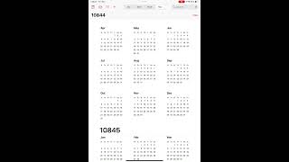 How far does the apple calendar really go 🗓️ 📅 📆🤔🧐🤨 calendar thetruth apple [upl. by Analart634]