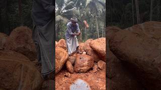 Traditional granite cuttinggranitecutting pushpa music [upl. by Jeni159]