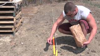 Planting Sweet Corn March 2012 [upl. by Anelrats]