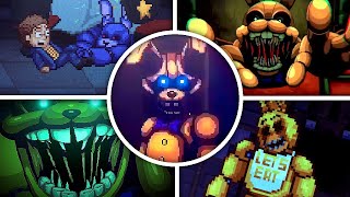 FNAF Into the Pit  Official Trailer amp ALL Leaked Game Screenshots Showcase [upl. by Gitel892]