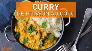 Curry de cabillaud à la crème de coco  regalfr [upl. by Norehc]