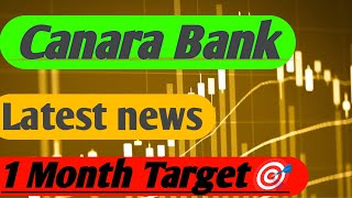 Canara Bank share target 🎯 Canara Bank share news📰 today Canara Bank share latest news [upl. by Naux]