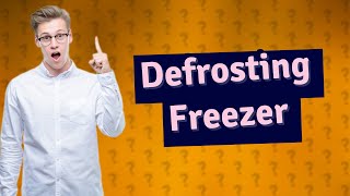 How to get rid of excess ice in the freezer [upl. by Eemiaj736]