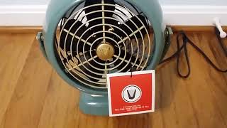 Vornado VFAN Jr Vintage Air Circulator  GreenGold  Warranty Replacement No Commentary [upl. by Baillieu]