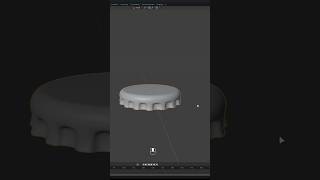 Bottle Cap blender3dmodelling shorts [upl. by Ulberto]