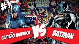 Central HQs Crossovers Batman Vs Capitão América [upl. by Avram838]