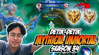 DETIKDETIK MYTHICAL IMMORTAL SEASON 34 PENUH DRAMA [upl. by Kosel]