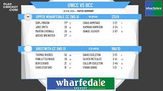 Upper Wharfedale CC 2nd XI v Birstwith CC 2nd XI [upl. by Hcab951]