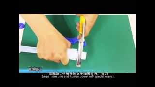 BUENO Technology FITONE PFA Fitting Flare type Assembly Method [upl. by Enomed178]