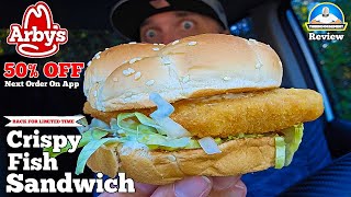 Arbys® Crispy Fish Review 🐟  NEW Reward Program  50 OFF  theendorsement [upl. by Pittman58]