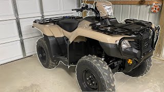 Honda Foreman 2024 Tan 4x4 [upl. by Brunhilda]