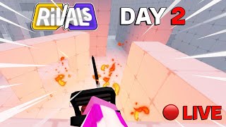 🔴LIVE Roblox Rivals  DAY 2  1v1ING VIEWERS [upl. by Lorimer]