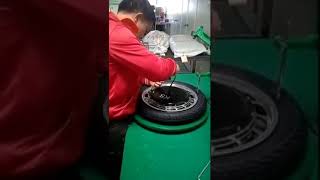 Kingsong S20 tire installation [upl. by Odette]