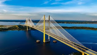 The Öresund Bridge which connects Sweden Malmö with Denmark [upl. by Lexy823]