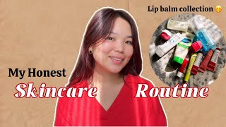 My Updated SKINCARE Routine💌✨  lip balm collection ✨ [upl. by Greenquist752]