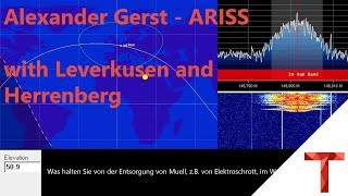 ARISS school contact with Leverkusen and Herrenberg  27th june 2018 [upl. by Auginahs106]