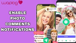 How To Enable Photo Comments Notifications On Waplog App [upl. by Lahcar]