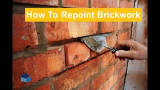 How To Repoint Old Brickwork  The Easy Way With No Experience [upl. by Conover104]