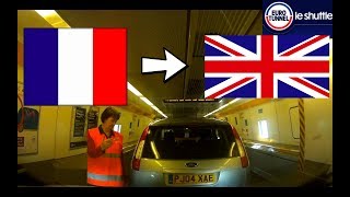 EUROTUNNEL FRANCE TO UK BY CAR  CALAIS TO FOLKESTONE EN VOITURE [upl. by Kliment331]