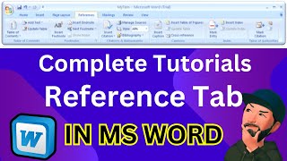 HOW TO USE REFERENCE TAB IN MS WORD  Shortcut key for reference tab in ms Word  Features [upl. by Rochette]