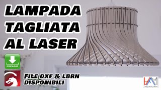 Lampadario taglio laser fai da te [upl. by Lyall]