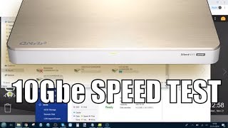 QNAP HS453DX Silent NAS 10Gbe Speed Test [upl. by Comptom]