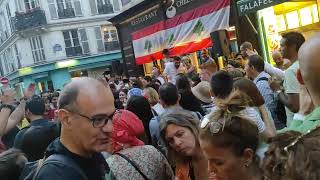 La danse libanaise sur des chansons libanaises à Paris France à loccasion de la fête de la musique [upl. by Olga]