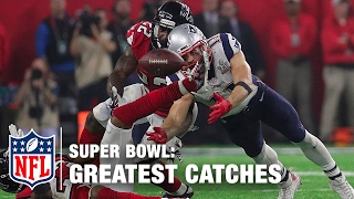 Best Catches in Super Bowl History  NFL Highlights [upl. by Cam902]