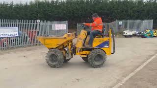 Thwaites 1 ton hi tip dumper [upl. by Nidla]