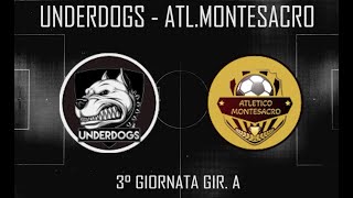 ROMA TORNEI  INVERN 2425  CALCIO A 5 RN  3° GIORNATA GIR A  UNDERDOGS  ATL MONTESACRO  96 [upl. by Jueta]