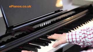 First look demo  New Yamaha Clavinova CLP525 Digital Piano [upl. by Jecoa]