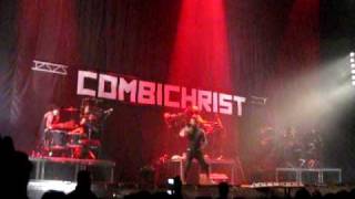 Combichrist Rammstein support All Pain Is Gone Praha 251109 [upl. by Neih114]