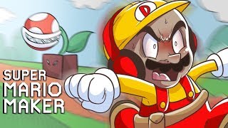 THEY HAD YOUR BOY RUNNING FOR HIS LIFE SUPER MARIO MAKER 117 [upl. by Smitty]