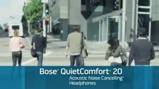 Introducing the new Bose® QuietComfort® 20 Acoustic Noise Cancelling® Headphones [upl. by Kassey761]