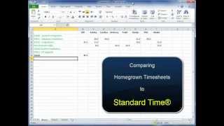 Excel Timesheets [upl. by Lettie]