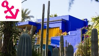 FULL HD Der Garten Jardin Majorelle Teil 2 Sehenswürdigkeiten in Marrakesch in Marokko [upl. by Willing]