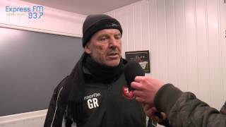 GRFSTV Post match interview with Graham Rix [upl. by Helsie]