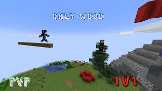 BEDWARS BUT I CAN ONLY USE 64 WOOD [upl. by Malina]