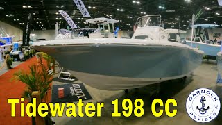 59553  2024 Tidewater 198 CC Adventure  Orlando Boat Show Review [upl. by Ilenay295]