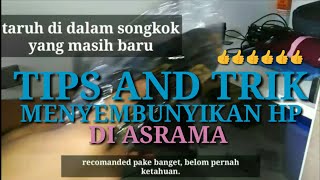 Tips dan trik menyembunyikan hp di asrama pondok [upl. by Esinahs]