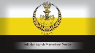 Lagu Negeri Perak Allah Lanjutkan Usia Sultan [upl. by Sirovaj619]