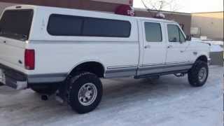 1997 FORD F350 CREW CAB LONGBED XLT 4X4 73 POWERSTROKE TURBO DIESEL  FOR SALE [upl. by Caras]