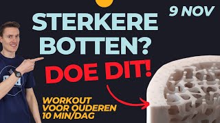 10 MIN oefeningen voor STERKERE BOTTEN voor ouderen [upl. by Iderf464]