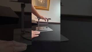 MCHOSE Laptop Stand 360 Swivel Aluminum Computer Stand Review Better quality than my last aluminum [upl. by Ahsrop]