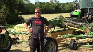 Krone Rake TC760  Leon Stanley Customer Review [upl. by Amory]