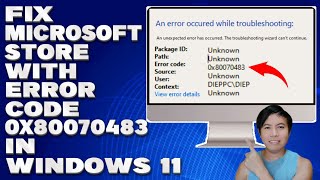 How To Fix Microsoft Store With Error Code 0x80070483 in Windows 1011 Solution [upl. by Henning]