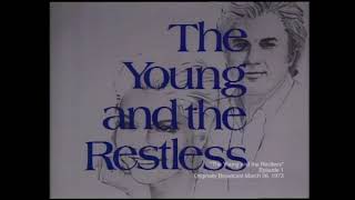 YampR 1  the first 4 minutes  March 26 1973  The Young and the Restless [upl. by Ula927]