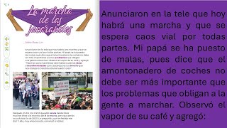 6° Grado Libro de Múltiples Lenguajes Lectura 1 La marcha de las jacarandas [upl. by Rebor]